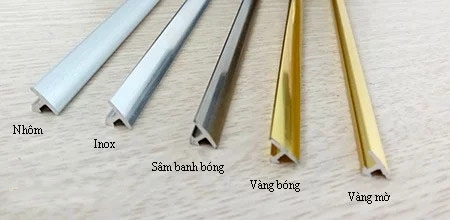 Nẹp nhôm chữ T với đa dạng màu sắc