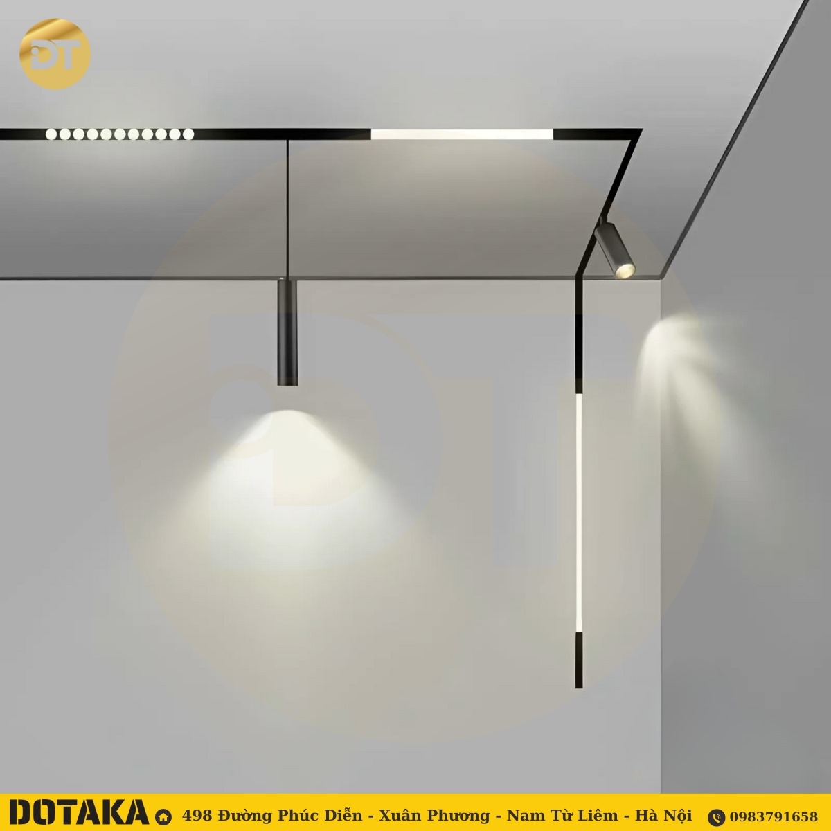Đèn LED ray nam châm tán quang - Giải pháp chiếu sáng hiện đại